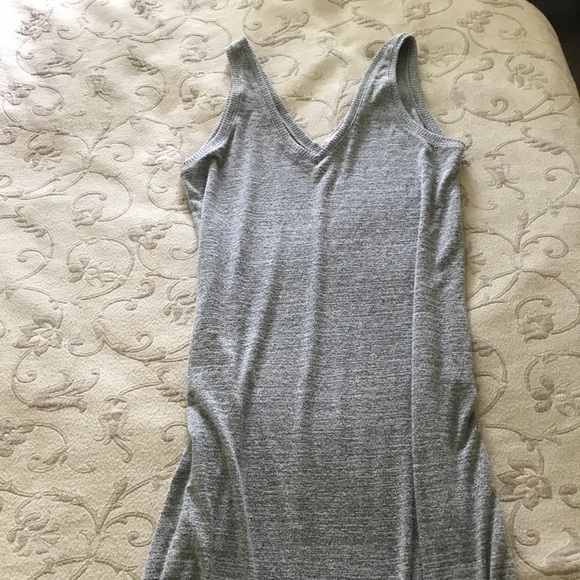 Gap Coverup gray heathered V neck sz M soft - Picture 2 of 9